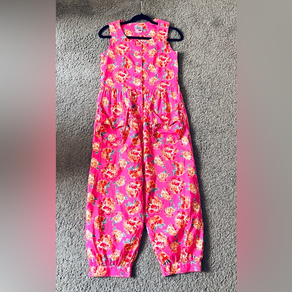 Vintage Laura Ashley Floral jumpsuit